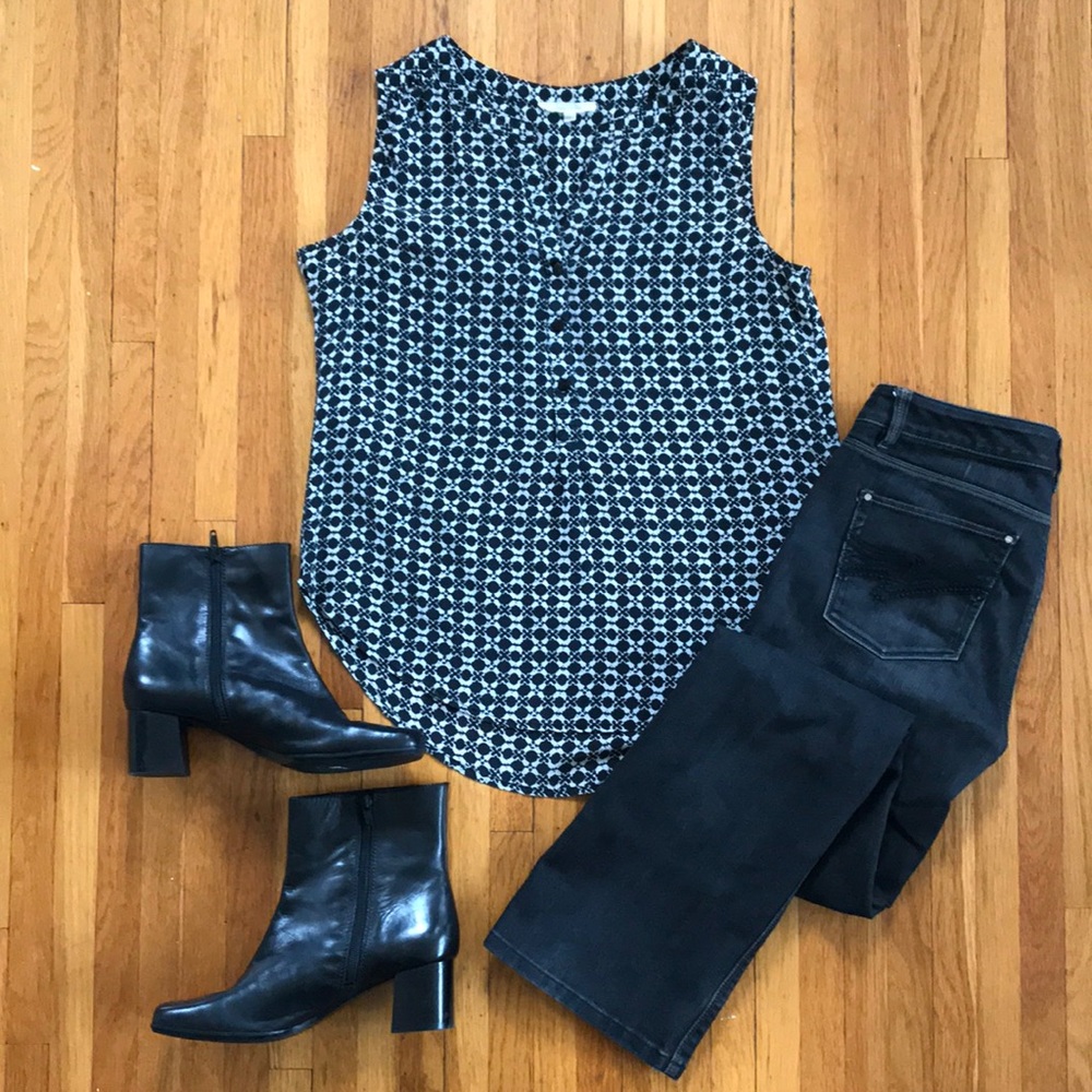41 Hawthorne 100% silk sleeveless top size medium